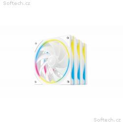 DEEPCOOL Ventilátor FL12 SE WH 3v1, 3x 120mm, ARGB