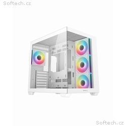 DEEPCOOL Case CG530 4F WH, ATX, Průhledná bočnice,