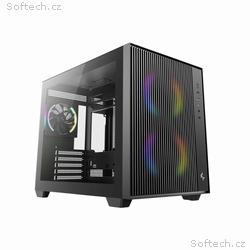 DEEPCOOL Case CG330 MESH 3F, mATX, Průhledná bočni