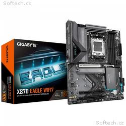 GIGABYTE MB Sc AM5 X870 EAGLE WIFI7, AMD X870, 4xD