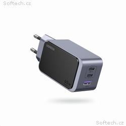 UGREEN síťová rychlonabíječka Nexode S 65W 3-Port,