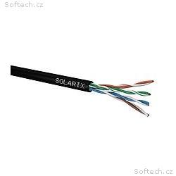 Instalační kabel Solarix venkovní UTP, Cat5E, drát