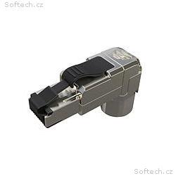 Konektor MPTL 90° RJ45 CAT6A STP samořezný SXRJ45-