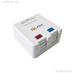 Solarix Zásuvka modulární pro 2 keystony na omítku
