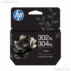HP 302XL, 304XL Black Original Ink Cartridge (300 