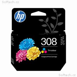 HP 308 2-Pack Tri-color, Black Original Ink Cartri