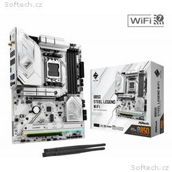 ASRock MB Sc AM5 B850 Steel Legend WiFi, AMD B850,