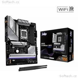 ASRock MB Sc AM5 B850 LiveMixer WiFi, AMD B850, 4x