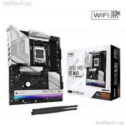 ASRock MB Sc AM5 B850 Pro RS WiFi, AMD B850, 4xDDR