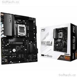 ASRock MB Sc AM5 B850 Pro-A, AMD B850, 4xDDR5, 1xU