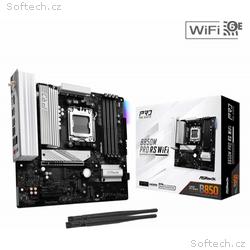 ASRock MB Sc AM5 B850M PRO RS WIFI, AMD B850, 4xDD