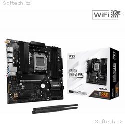 ASRock MB Sc AM5 B850M PRO-A WIFI, AMD B850, 4xDDR