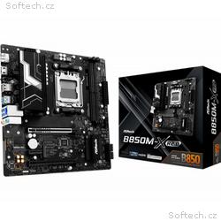 ASRock MB Sc AM5 B850M-X R2.0, AMD B850, 2xDDR5, 1
