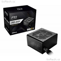 ASROCK zdroj PRO-650G, 650W, 80Plus Gold, 120 mm, 