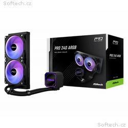 ASROCK Vodní chladič Pro 240 ARGB, 2x120mm, LGA185