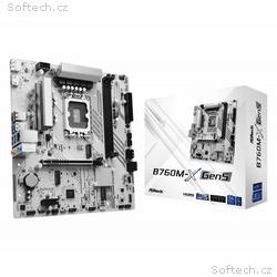 ASRock MB Sc LGA1700 B760M-X Gen5, Intel B760, 2xD
