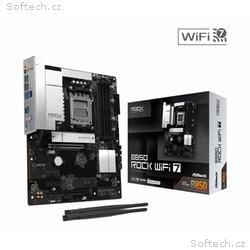 ASRock MB Sc AM5 B850 Rock WiFi 7, AMD B850, 4xDDR