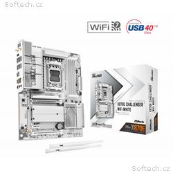 ASRock MB Sc AM5 X870E Challenger WiFi WHITE, AMD 