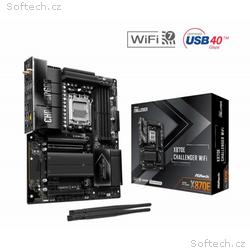 ASRock MB Sc AM5 X870E Challenger WiFi, AMD X870E,