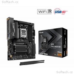 ASRock MB Sc AM5 X870 Challenger WiFi, AMD X870, 4