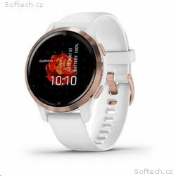 Garmin GPS sportovní hodinky Venu2S Rose Gold, Whi