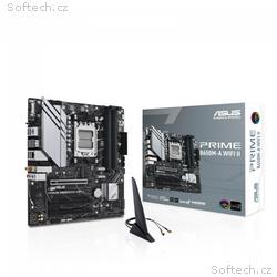 ASUS MB Sc AM5 PRIME B650M-A WIFI II, AMD B650, 4x