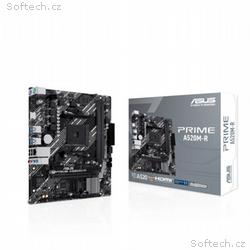 ASUS MB Sc AM4 PRIME A520M-R, AMD A520, 2xDDR4, 1x