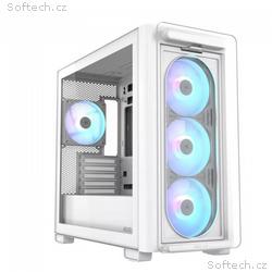 ASUS case A23 PLUS TG ARGB, Mini Tower, průhledná 