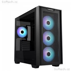 ASUS case A21 PLUS, Mini Tower, průhledná bočnice,