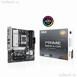ASUS MB Sc AM5 PRIME B840M-A-CSM, AMD B840, 4xDDR5