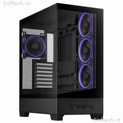 ASUS case A31 PLUS TG ARGB, Mid Tower, Průhledná b