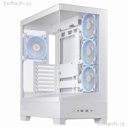 ASUS case A31 PLUS TG ARGB, Mid Tower, Průhledná b