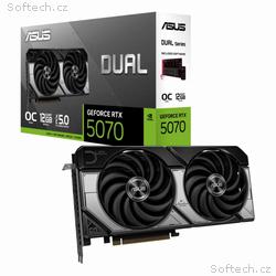 ASUS VGA NVIDIA GeForce RTX 5070 DUAL 12GB OC, 12G