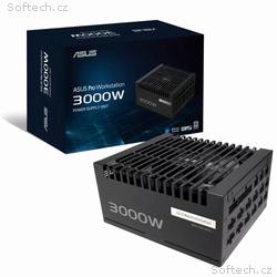 ASUS zdroj Pro WS 3000W Platinum, 140mm, Plně modu