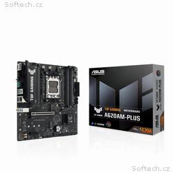 ASUS MB Sc AM5 TUF GAMING A620AM-PLUS, 4xDDR5, 2xD