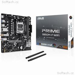 ASUS MB Sc AM5 PRIME B850M-F WIFI, AMD B850, 2x DD