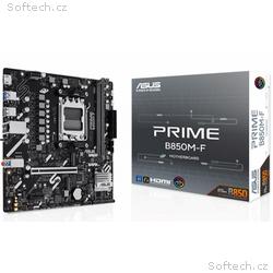 ASUS MB Sc AM5 PRIME B850M-F, AMD B850, 2x DDR5, 1