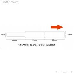 Niimbot štítky na kabely RXL 12,5x109mm 65ks White