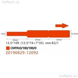Niimbot štítky na kabely RXL 12,5x109mm 65ks Red p