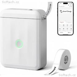 Niimbot Tiskárna štítků D110-M Smart, bílá + role 