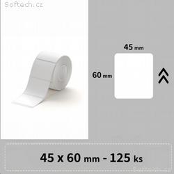 Niimbot štítky R 45x60mm 125ks Bílé pro B21, B21S,
