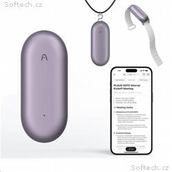 PLAUD Note Pin Purple - AI hlasový záznamník