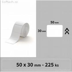 Niimbot štítky PL 50x30mm 225ks Bílé pro M2-H
