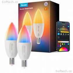 Govee Smart žárovka RGBWW 5W-50W 450lm E14 Long Li
