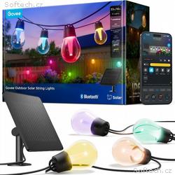 Govee RGBICW Smart solární zahradní retěz 8 žárove