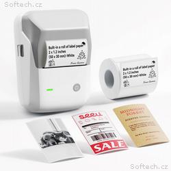 Niimbot Tiskárna štítků B1 PRO, šedá + role štítků