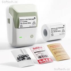 Niimbot Tiskárna štítků B1 PRO, zelená + role štít