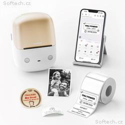 Niimbot Tiskárna štítků B2 PRO, zlatá + role štítk
