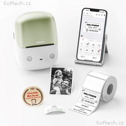 Niimbot Tiskárna štítků B2 PRO, zelená + role štít