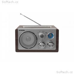 Orava RR-29 A rádio, 1 x 3,5W, AM, FM rádio, USB, 